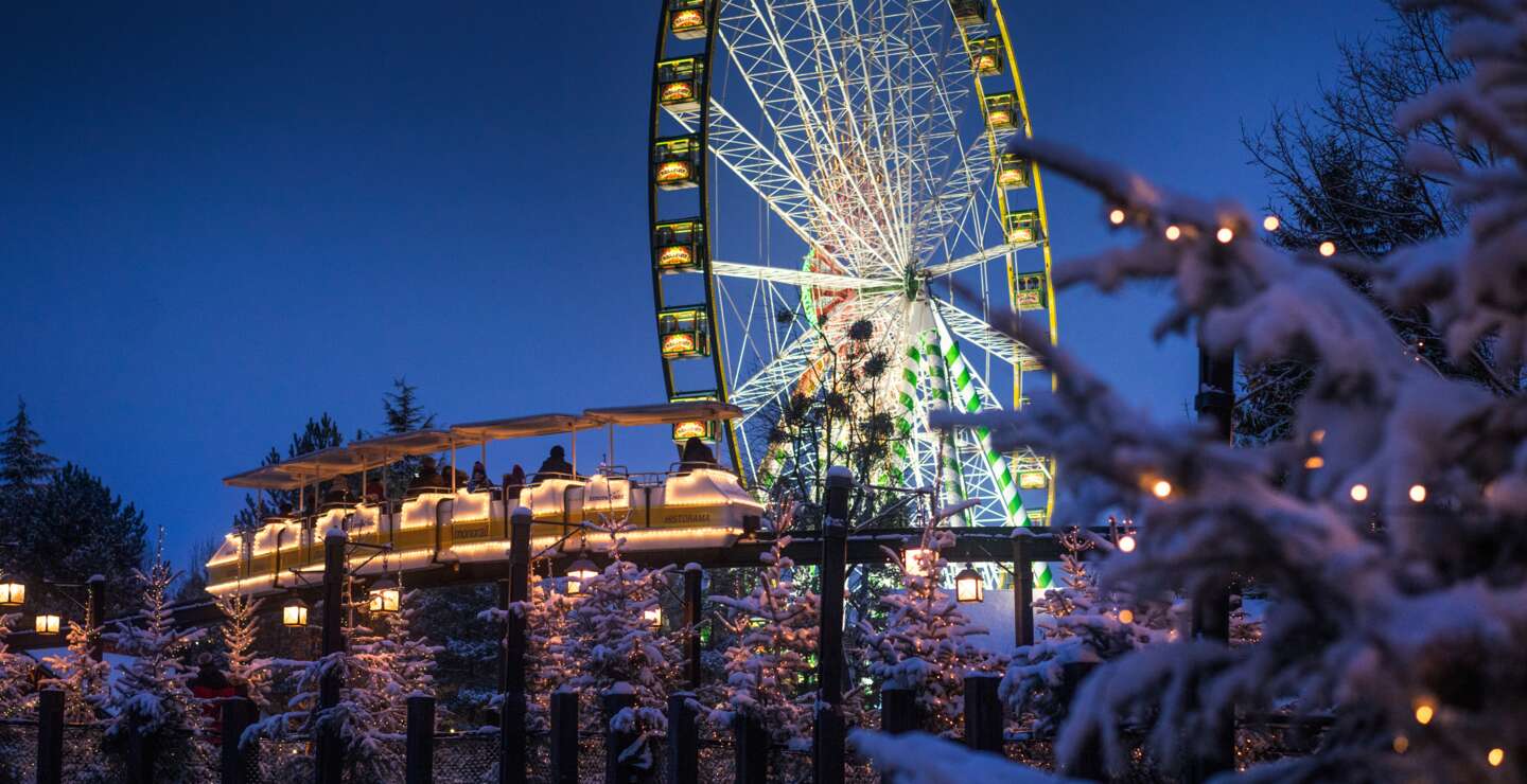 Europa Park Winter Achterbahn Schnee | © Europa Park 