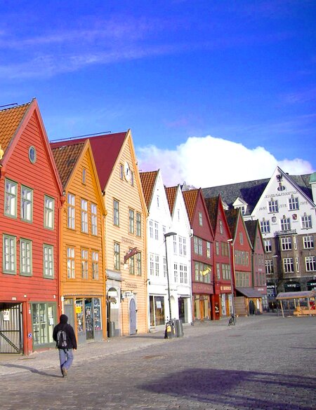 historische Haeuser In Bryggen | © Andrea Giuebelli