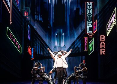 Szenenbild aus MJ – Das Michael Jackson Musical mit der original Broadway Besetzung | © Stage Entertainment/Matthew Murphy