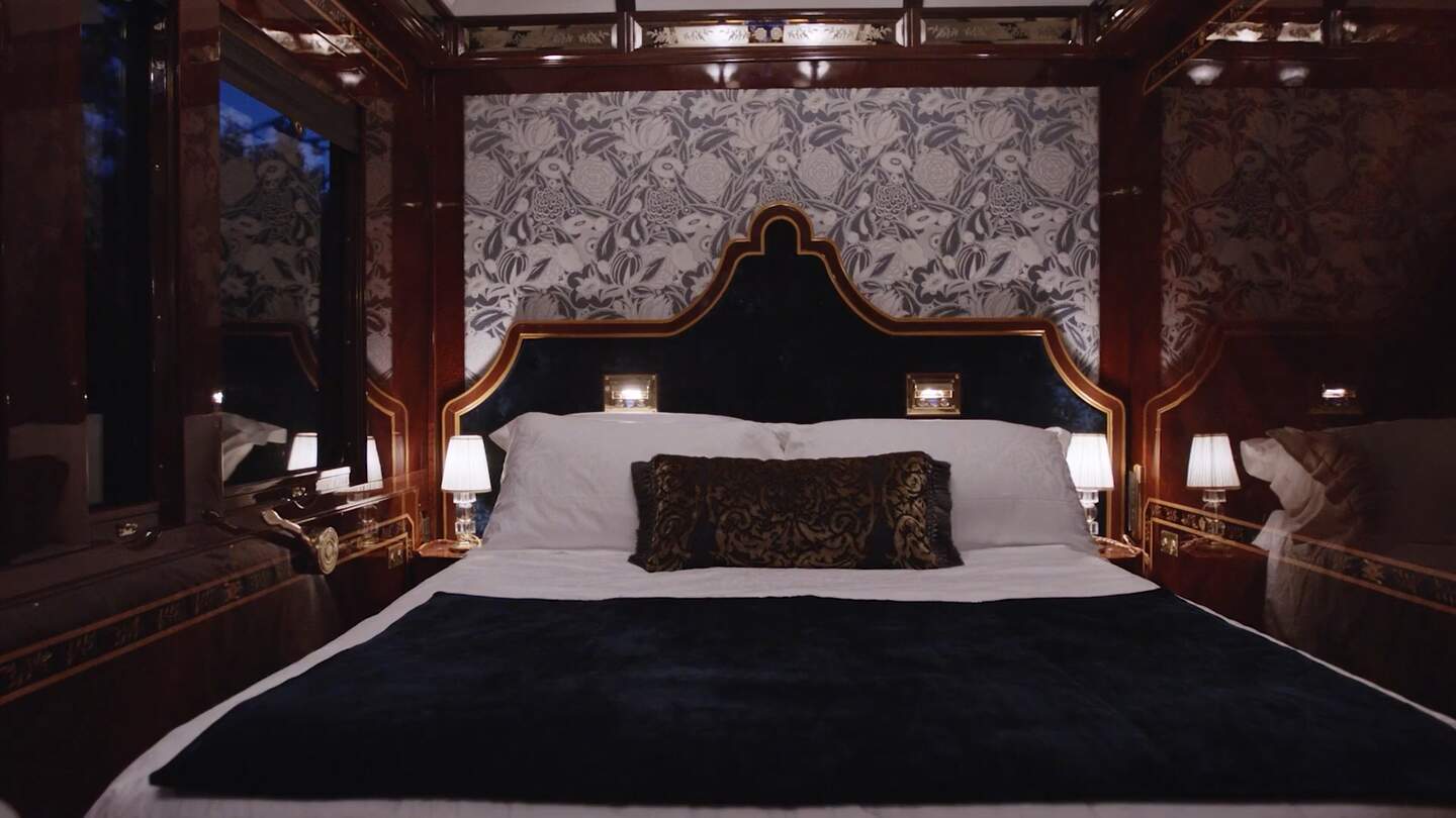 Bett im VSOE Zimmer