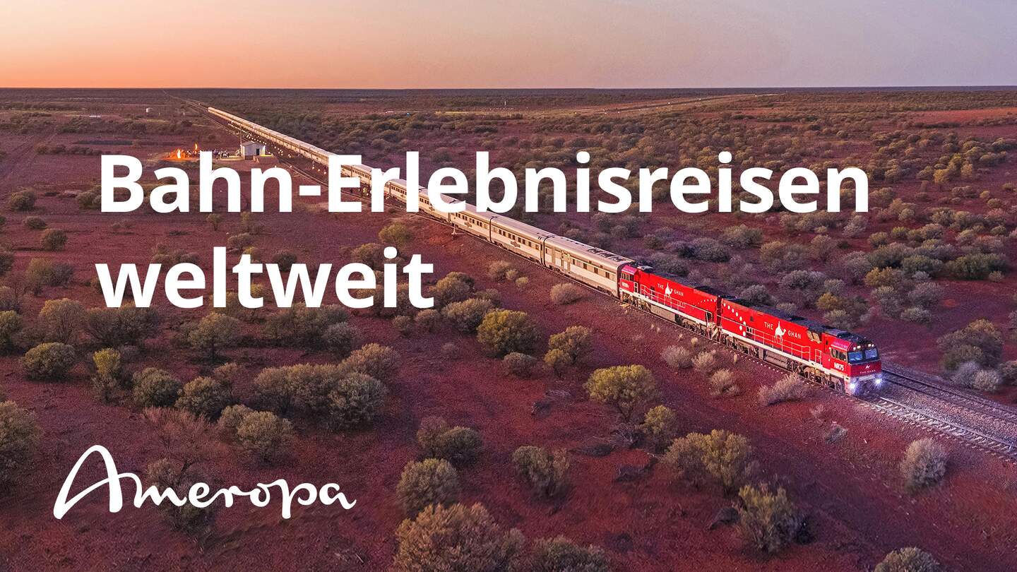 Videotitelbild: die schönsten Bahn-Erlebnisreisen welteit | © Ameropa-Reisen GmbH