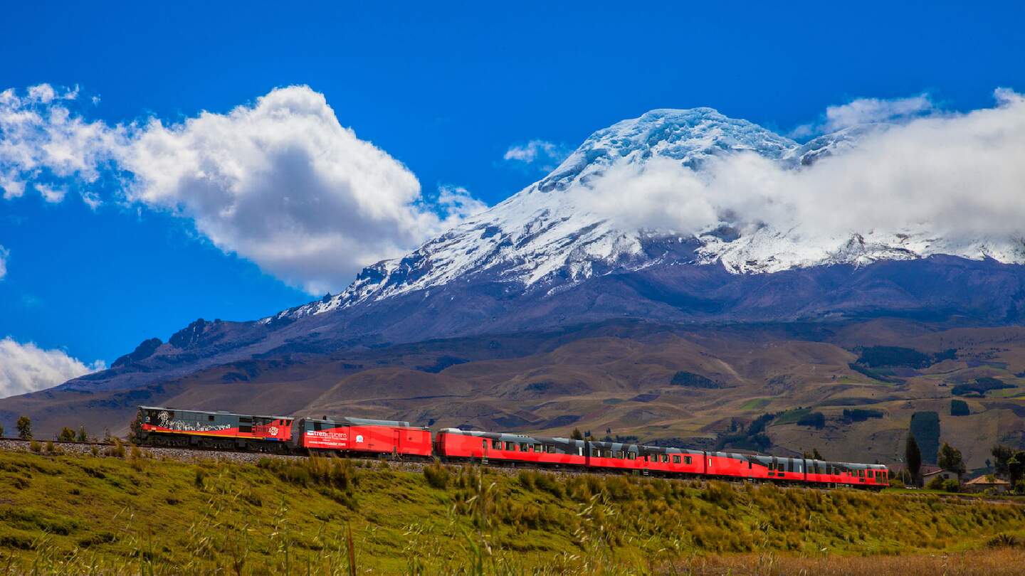 Zug Tren Crucero f&auml;hrt am Chimborazo | © David Grijalva Rodas