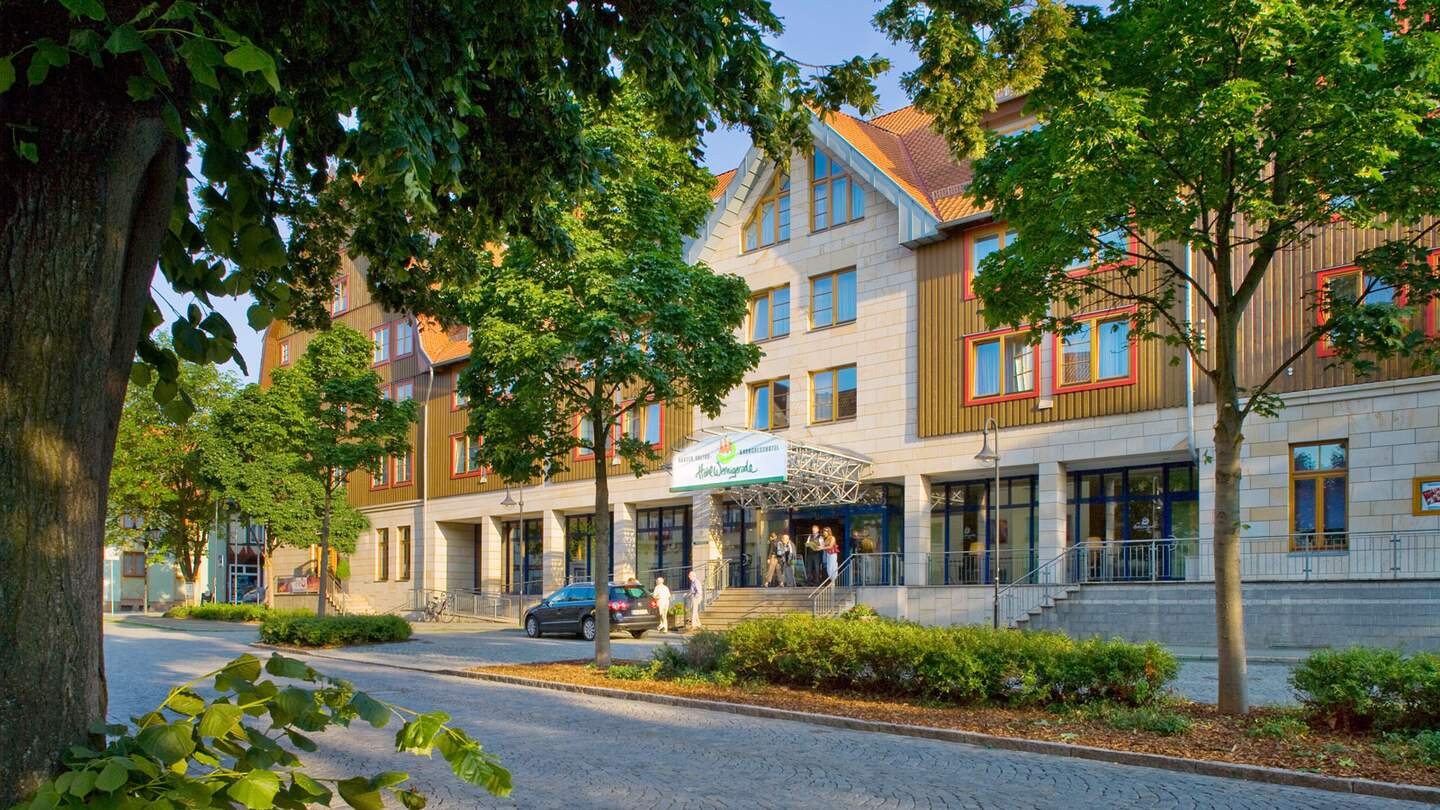 Au&szlig;enansicht des Harzer Kultur- u. Kongresshotel in Wernigerode