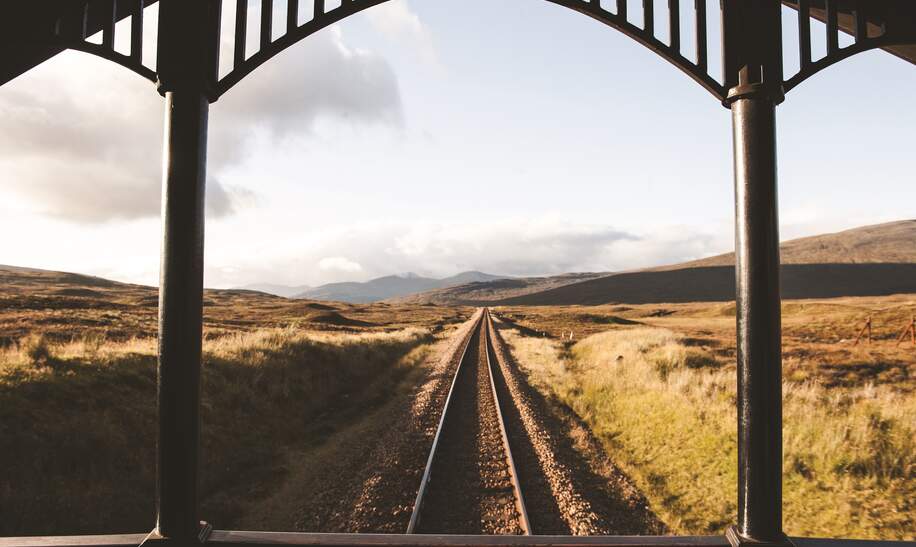 Sicht auf die Natur im Royal Scotsman