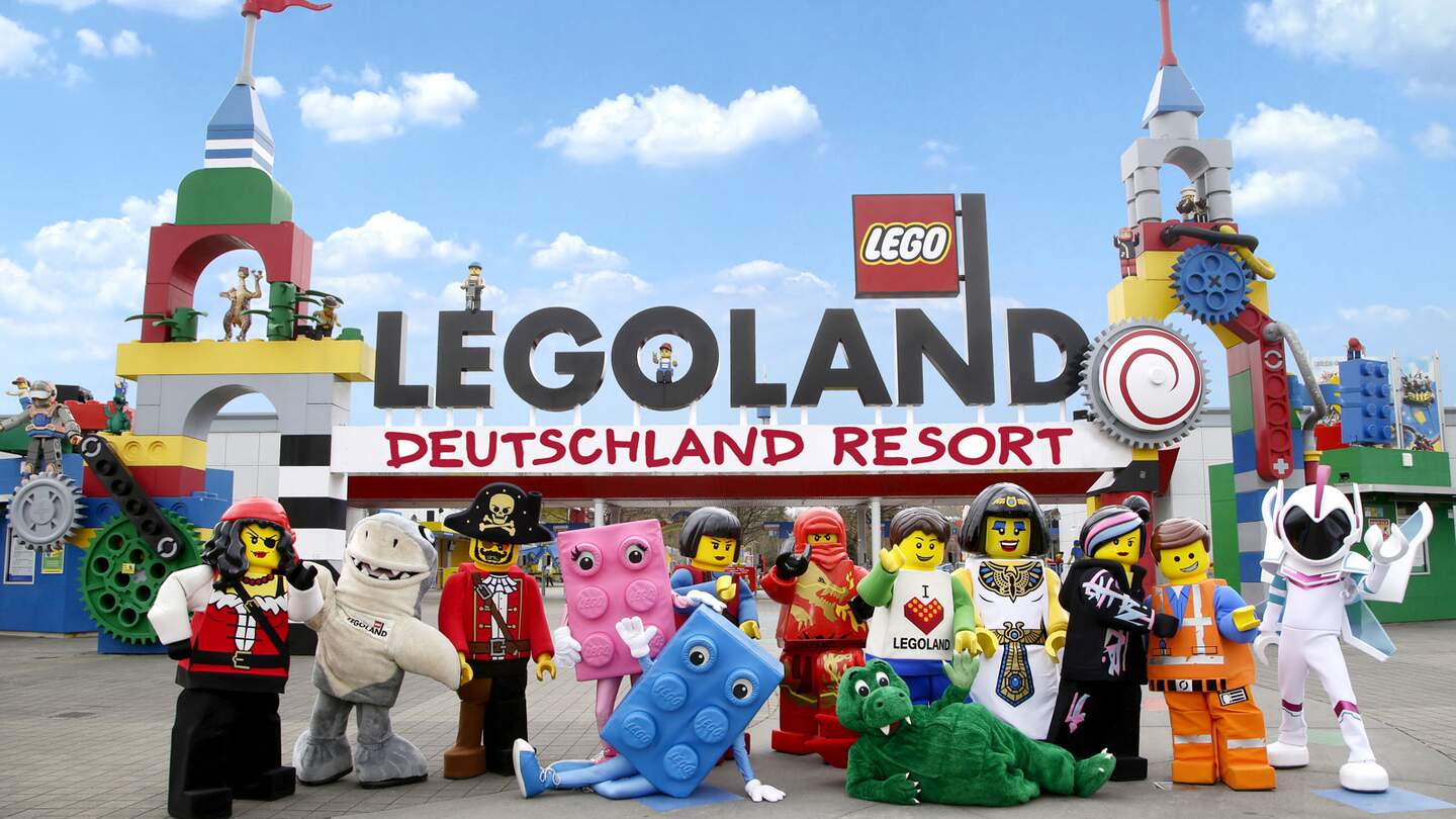 Portal mit Maskottchen | © © LEGOLAND® Deutschland Resort