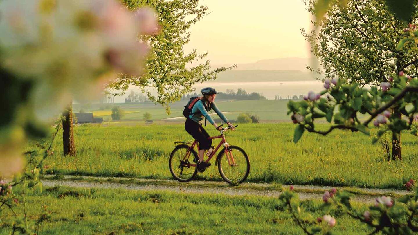 Radfahren im Frühling in der Bodenseeregion | © © Thurgau Tourismus