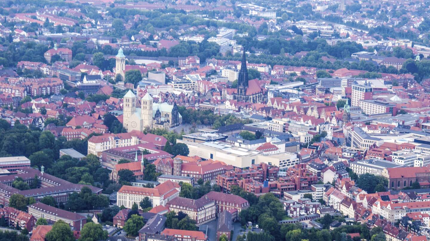Luftbild über die Stadt Münster | © Gettyimages.com/Jule_Berlin