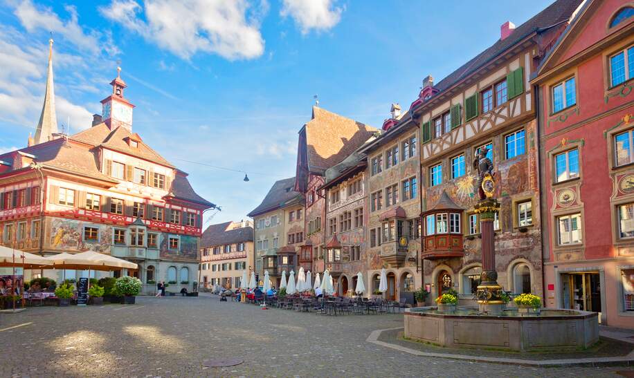 Das mittelalterliche Stadtzentrum von Basel | © Gettyimages.com/aletheia97