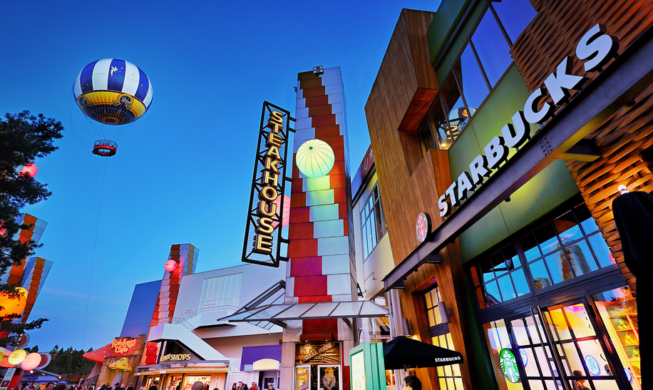 Disney Village® Restaurants und Heißluftballon Panoramagique | © Disney