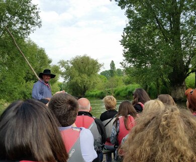 Abenteur Flussfahrt auf der Ill - Le Batelier du Ried - Patrick Unterstock